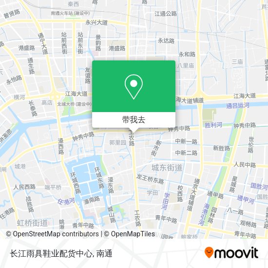 长江雨具鞋业配货中心地图