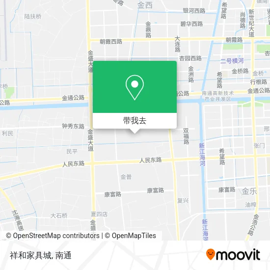 祥和家具城地图