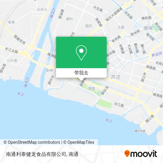南通利泰健龙食品有限公司地图
