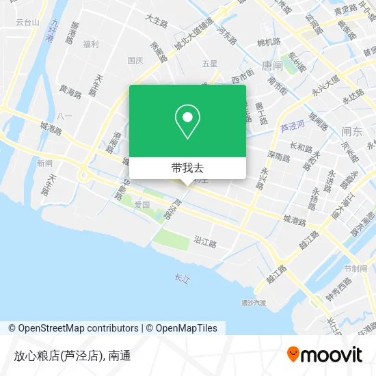 放心粮店(芦泾店)地图
