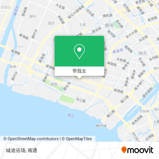城港浴场地图