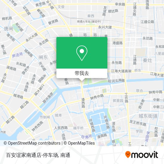 百安谊家南通店-停车场地图