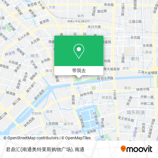 君鼎汇(南通奥特莱斯购物广场)地图