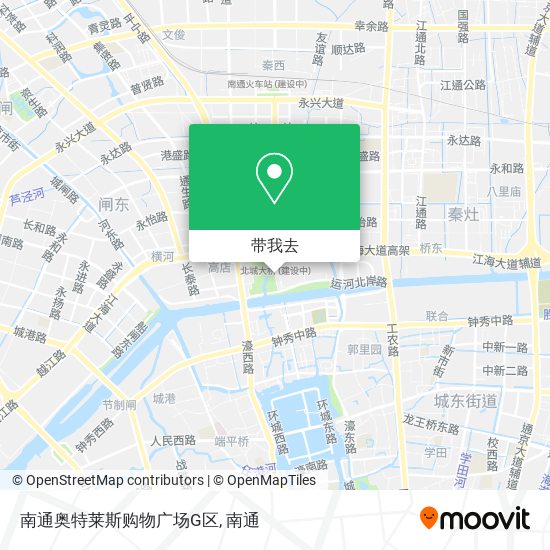 南通奥特莱斯购物广场G区地图