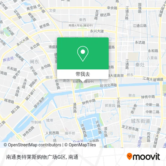 南通奥特莱斯购物广场G区地图