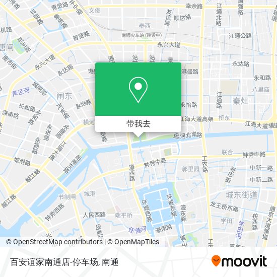 百安谊家南通店-停车场地图