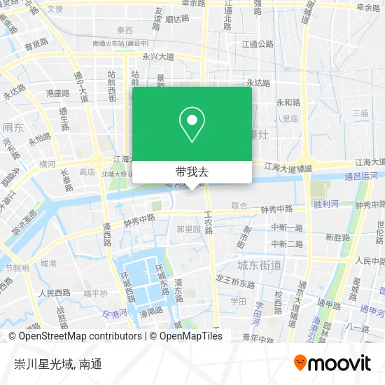 崇川星光域地图