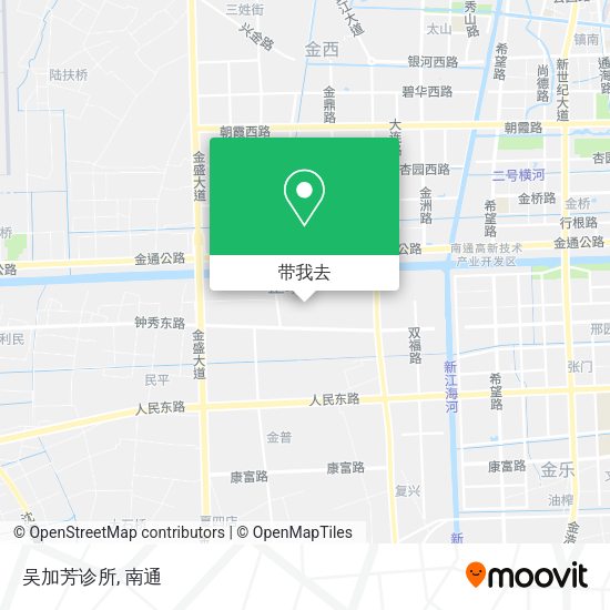 吴加芳诊所地图