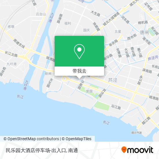 民乐园大酒店停车场-出入口地图