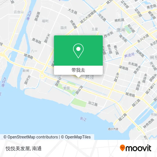 悦悦美发屋地图