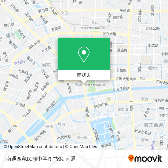 南通西藏民族中学图书馆地图