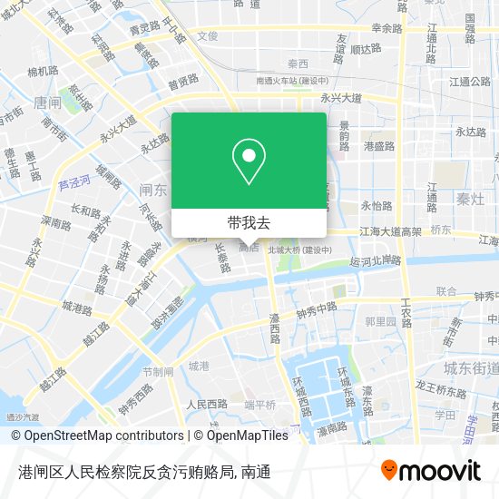 港闸区人民检察院反贪污贿赂局地图