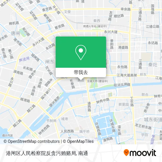 港闸区人民检察院反贪污贿赂局地图