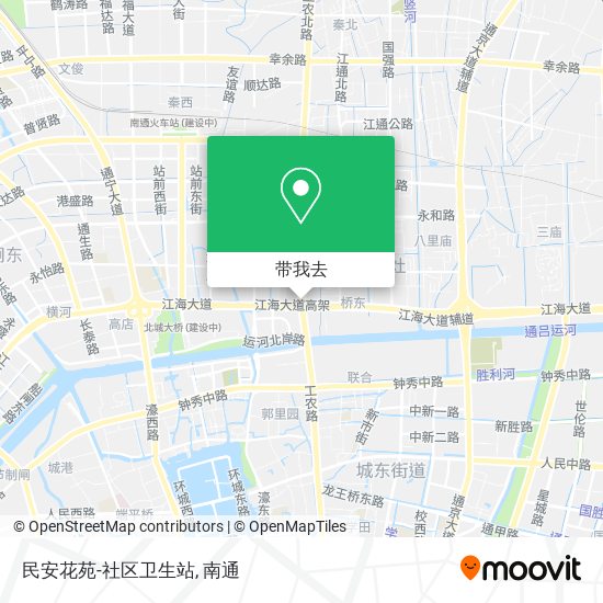 民安花苑-社区卫生站地图