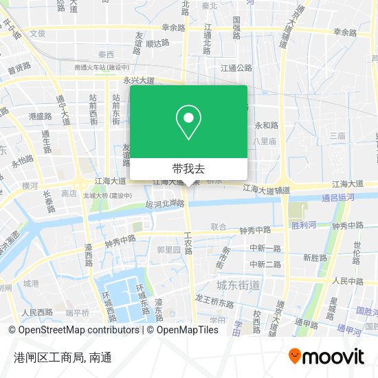港闸区工商局地图