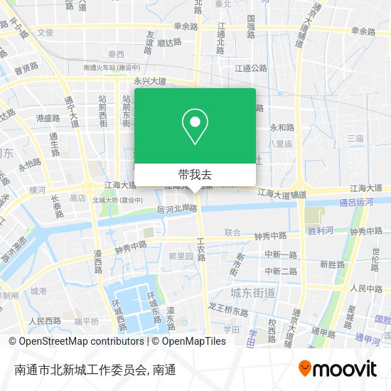 南通市北新城工作委员会地图