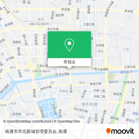 南通市市北新城管理委员会地图