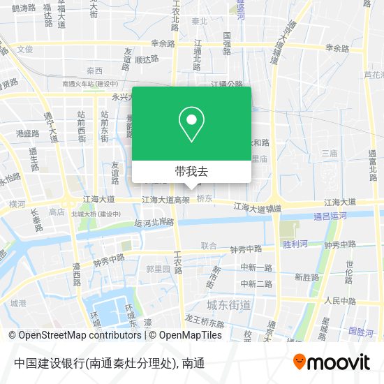 中国建设银行(南通秦灶分理处)地图
