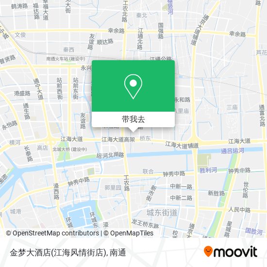 金梦大酒店(江海风情街店)地图