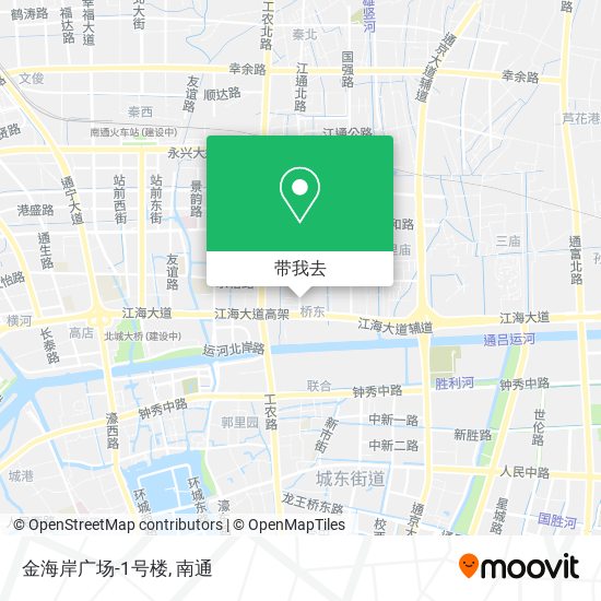 金海岸广场-1号楼地图