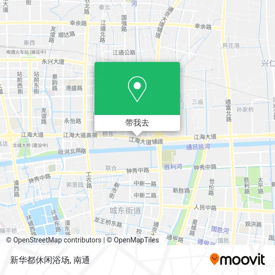 新华都休闲浴场地图