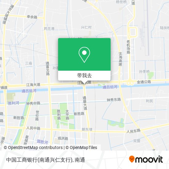 中国工商银行(南通兴仁支行)地图