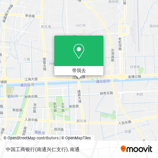 中国工商银行(南通兴仁支行)地图