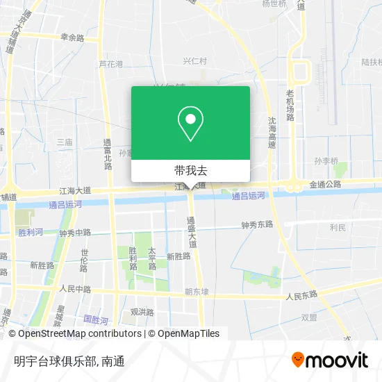 明宇台球俱乐部地图