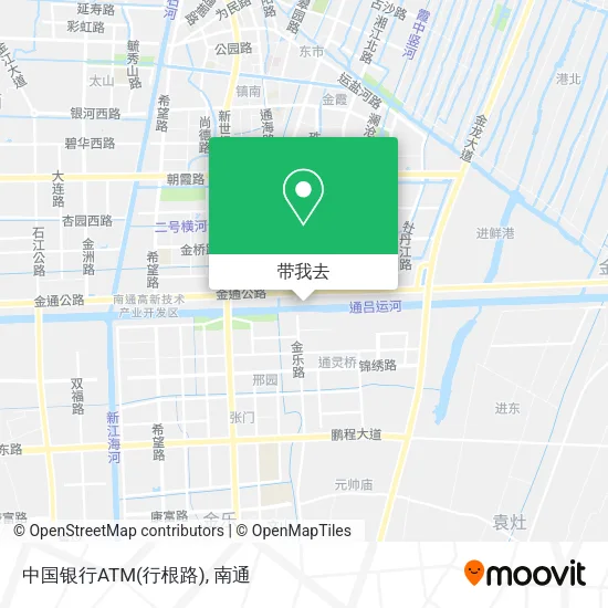 中国银行ATM(行根路)地图
