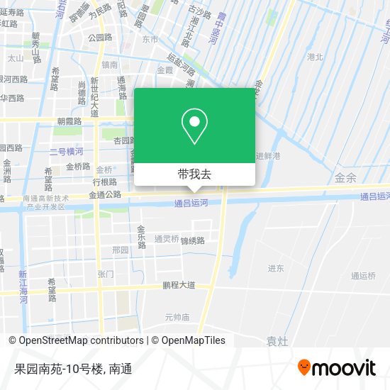 果园南苑-10号楼地图