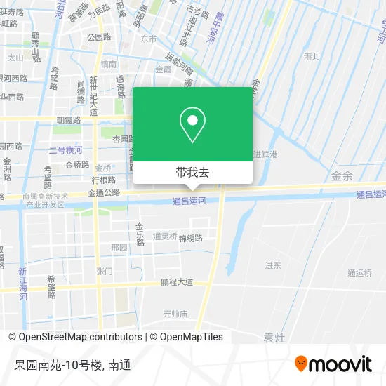 果园南苑-10号楼地图