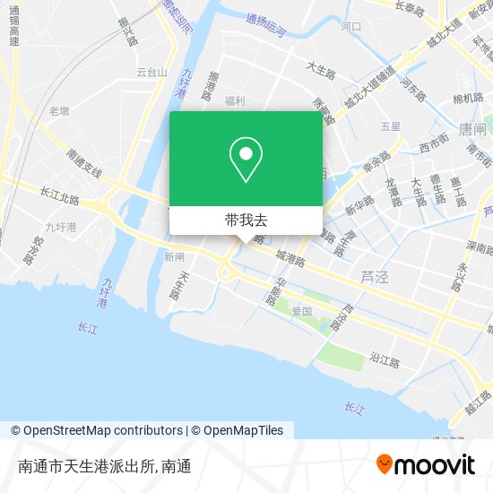 南通市天生港派出所地图