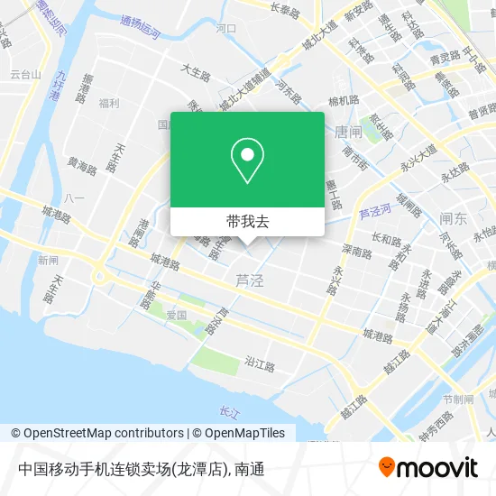 中国移动手机连锁卖场(龙潭店)地图