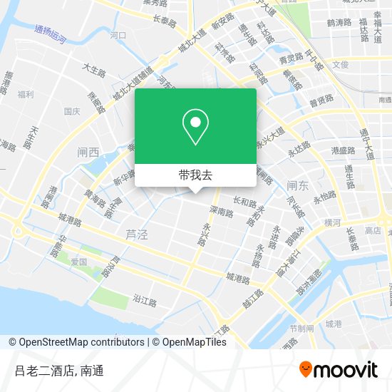 吕老二酒店地图