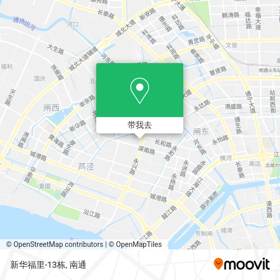 新华福里-13栋地图