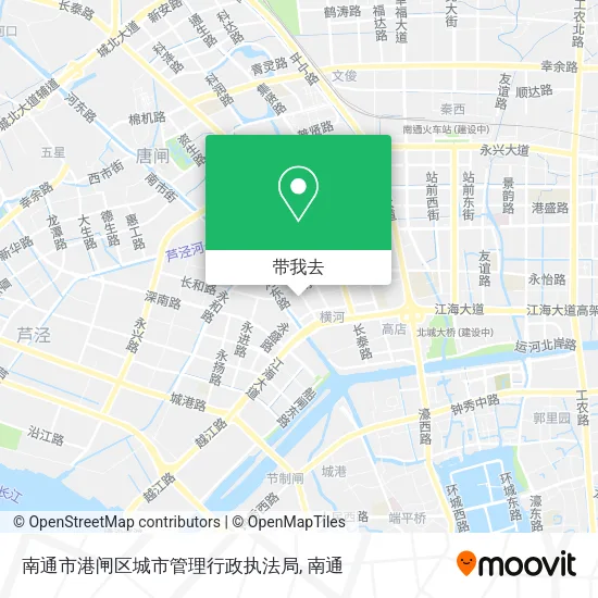 南通市港闸区城市管理行政执法局地图