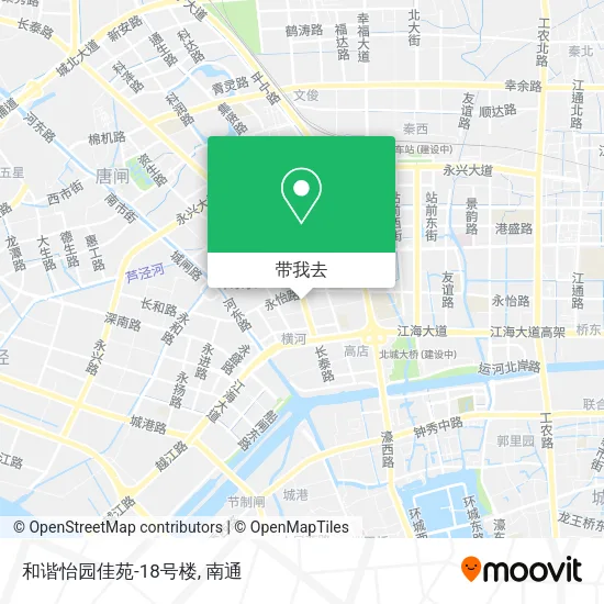 和谐怡园佳苑-18号楼地图