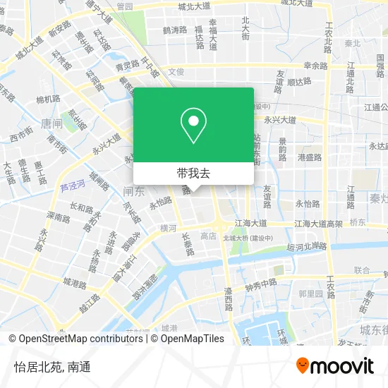 怡居北苑地图