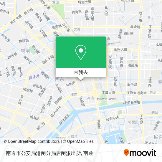 南通市公安局港闸分局唐闸派出所地图