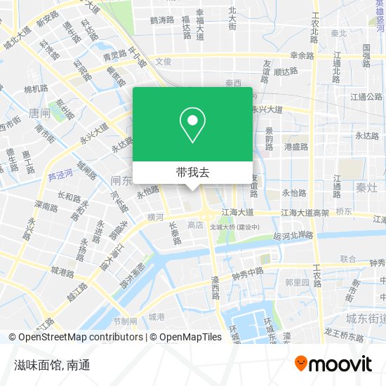 滋味面馆地图