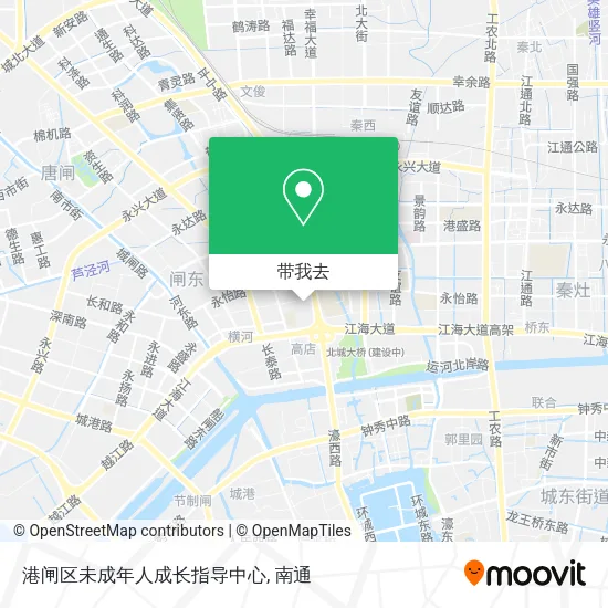 港闸区未成年人成长指导中心地图