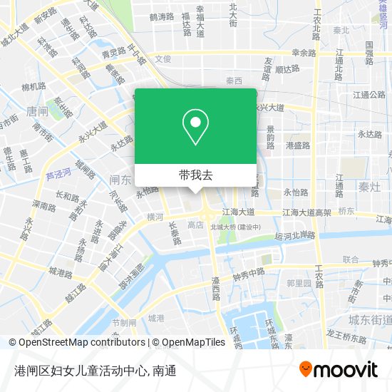 港闸区妇女儿童活动中心地图