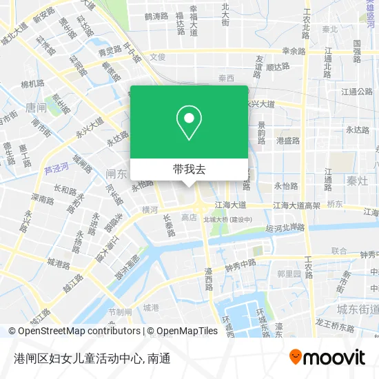 港闸区妇女儿童活动中心地图