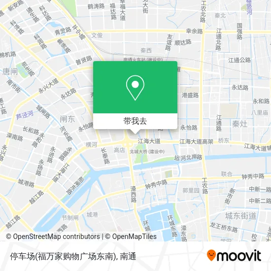 停车场(福万家购物广场东南)地图