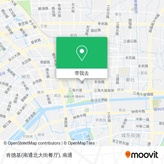 肯德基(南通北大街餐厅)地图