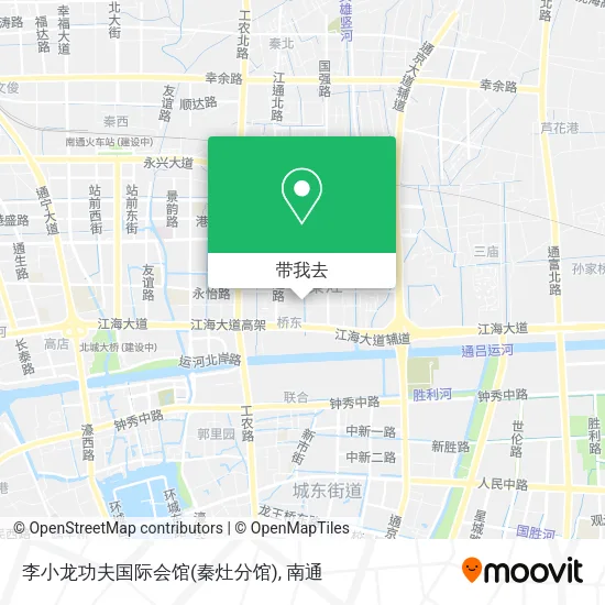 李小龙功夫国际会馆(秦灶分馆)地图