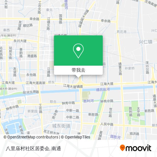 八里庙村社区居委会地图