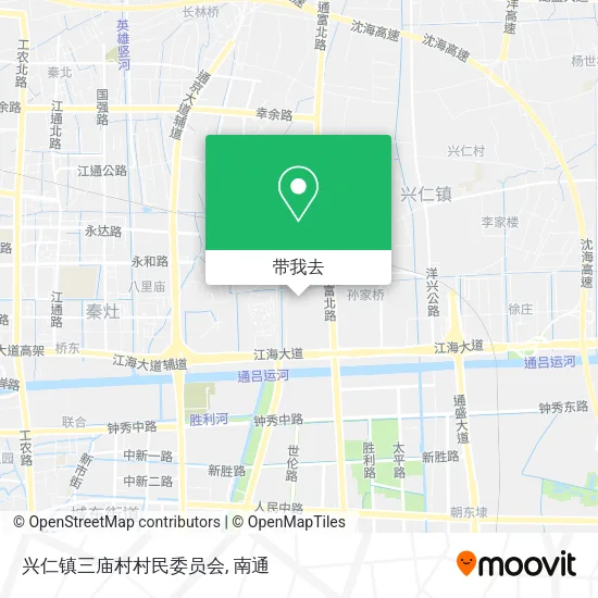 兴仁镇三庙村村民委员会地图