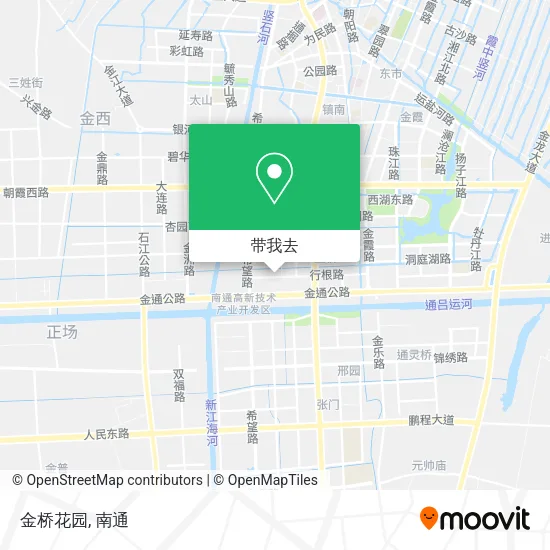 金桥花园地图