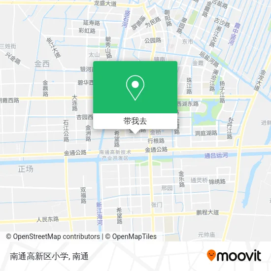 南通高新区小学地图